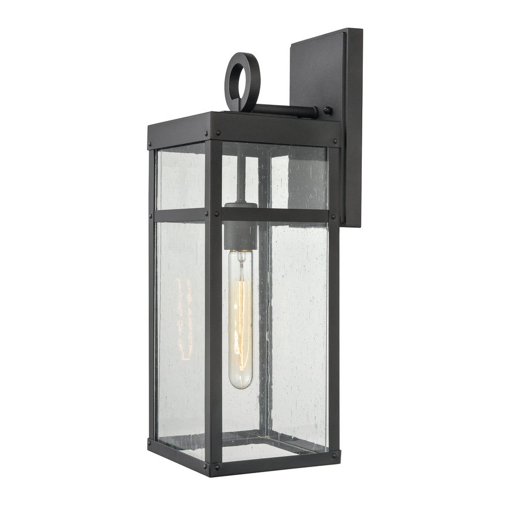 Dalton 19.5'' High 1-Light Outdoor Sconce - Textured Black