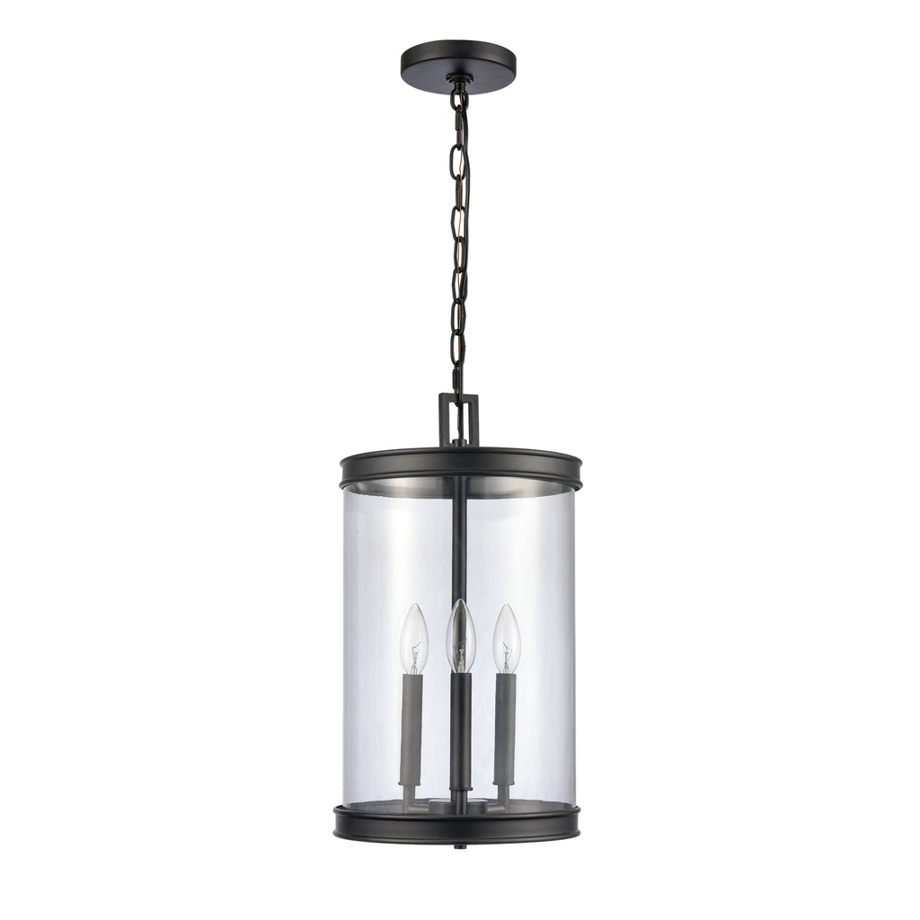 Mendoza 10.25'' Wide 3-Light Pendant - Matte Black