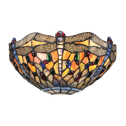Dragonfly Collection 1 light sconce in Dark Bronze