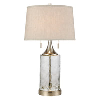 Tribeca 27'' High 2-Light Table Lamp - Clear