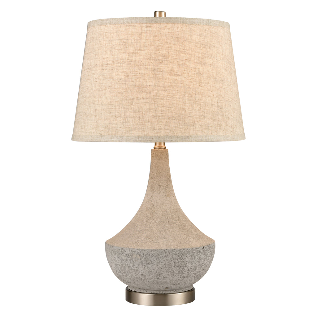 Wendover 25'' High 1-Light Table Lamp - Polished Concrete