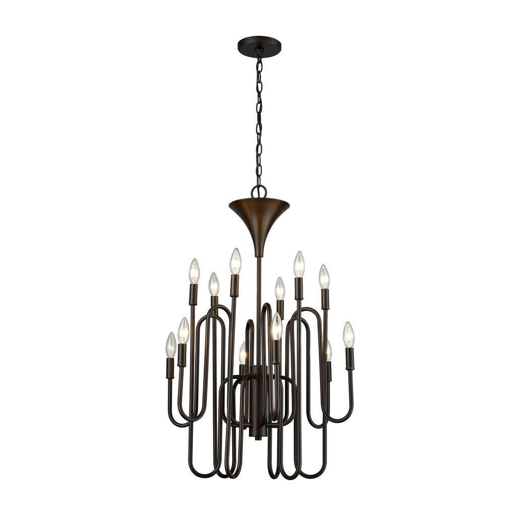 Decatur 12 Chandelier Oil Rubbed Bronze