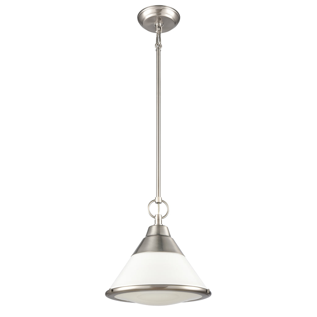 Sven 12'' Wide 1-Light Pendant - Satin Nickel