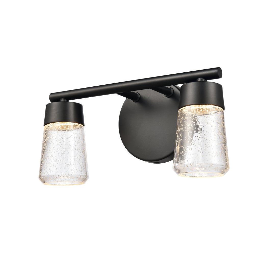 Jergen 12.5'' Wide 2-Light Vanity Light - Matte Black