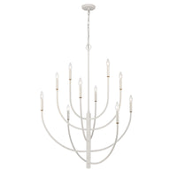 Continuance 42'' Wide 10-Light Chandelier - White Coral