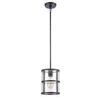 Solace 7'' Wide 1-Light Mini Pendant - Matte Black