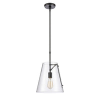 Trustle 11'' Wide 1-Light Pendant - Matte Black