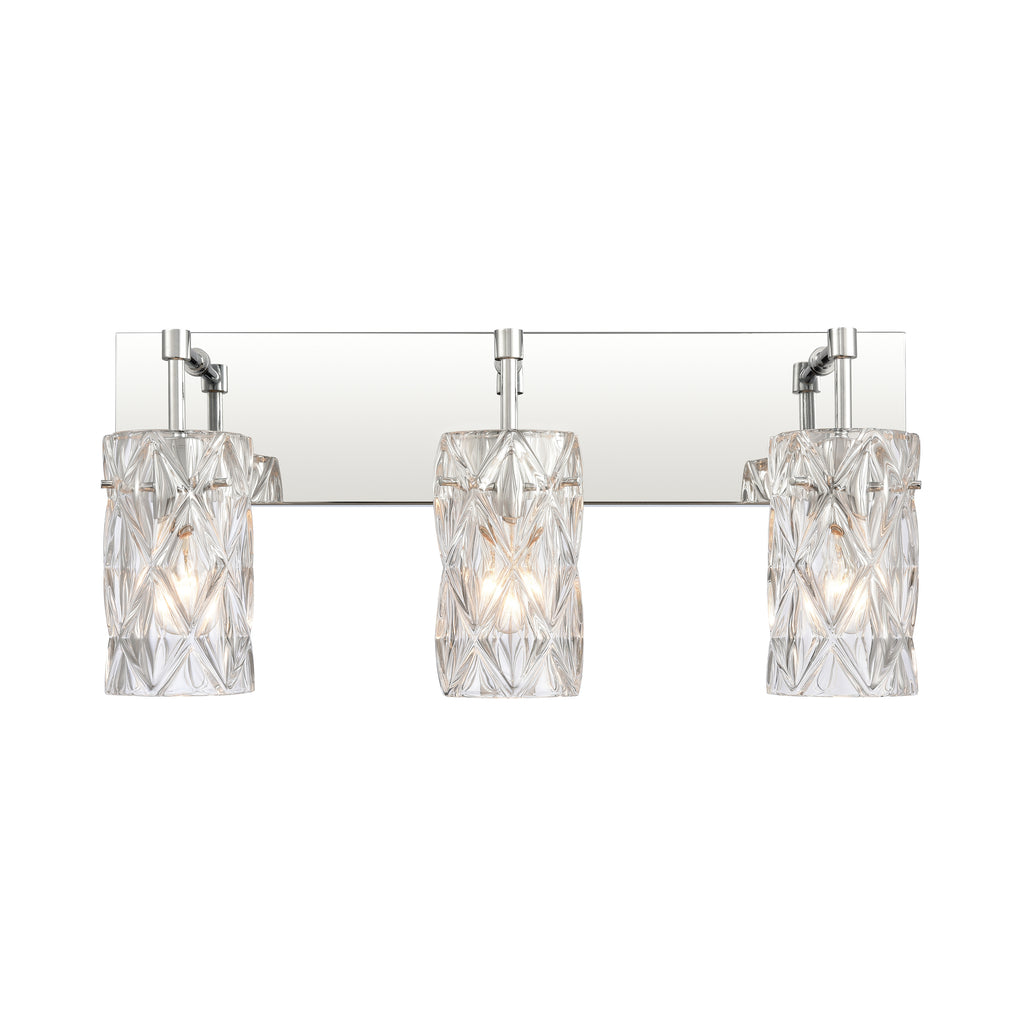 Forma de Crystal 23'' Wide 3-Light Vanity Light - Polished Chrome