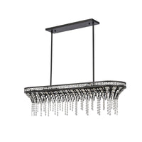 Fantania 36'' Wide 4-Light Linear Chandelier - Matte Black