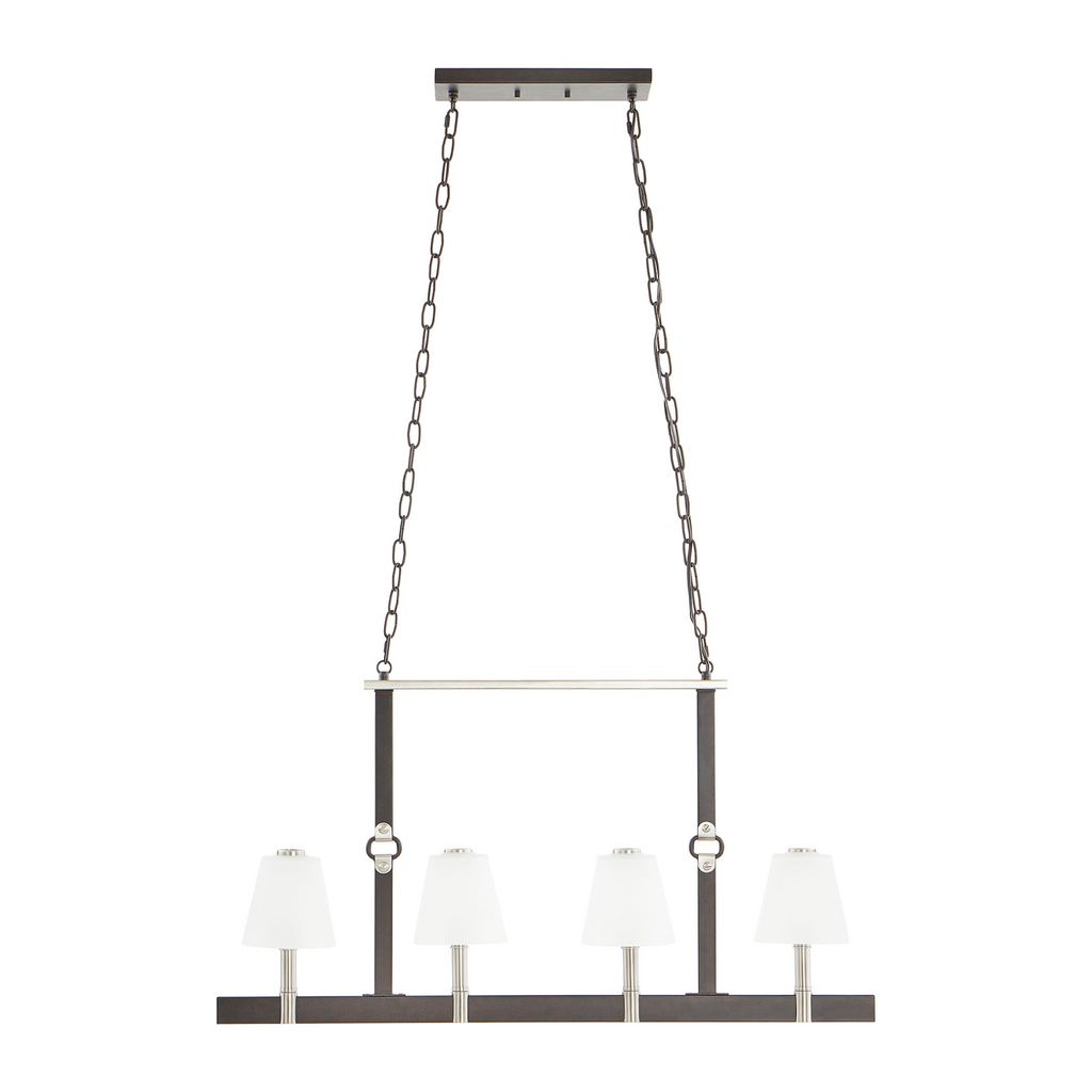 Armstrong Grove 36'' Wide 4-Light Linear Chandelier - Espresso