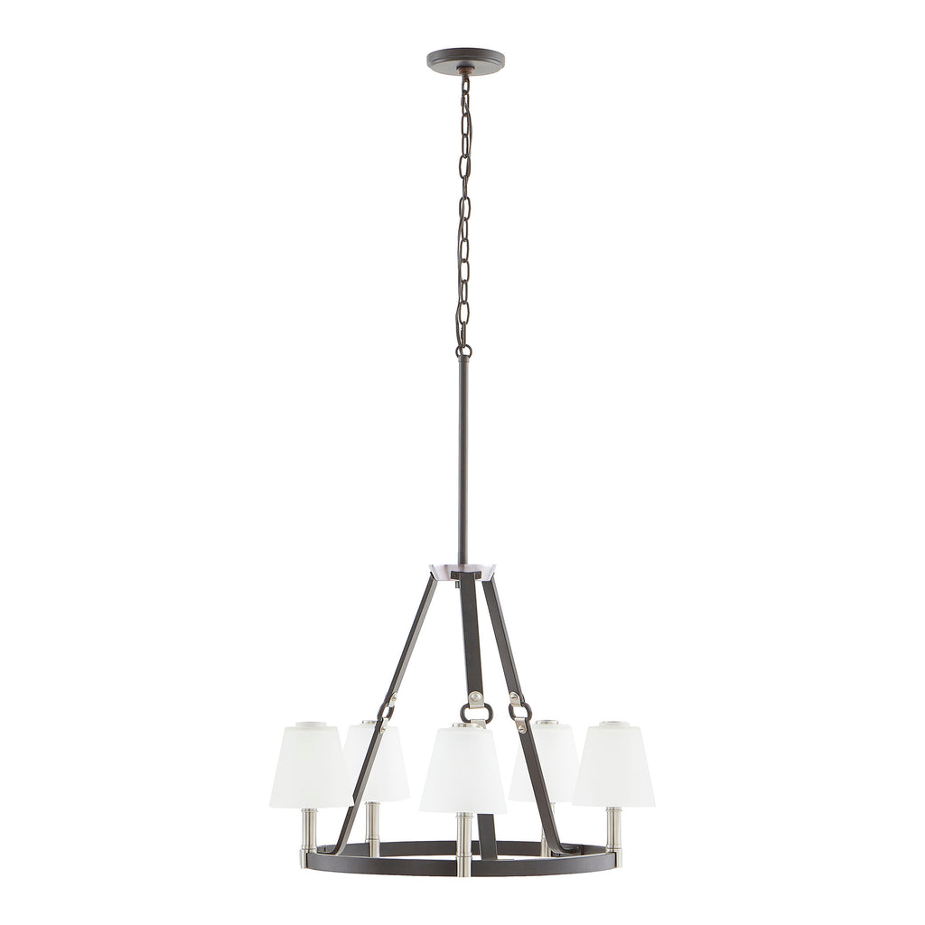 Armstrong Grove 25'' Wide 5-Light Chandelier - Espresso