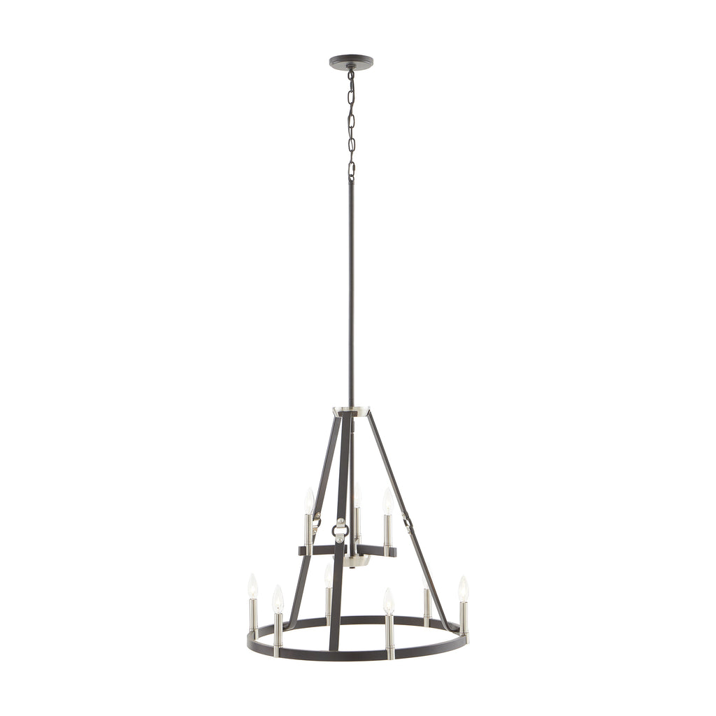 Armstrong Grove 25'' Wide 9-Light Chandelier - Espresso