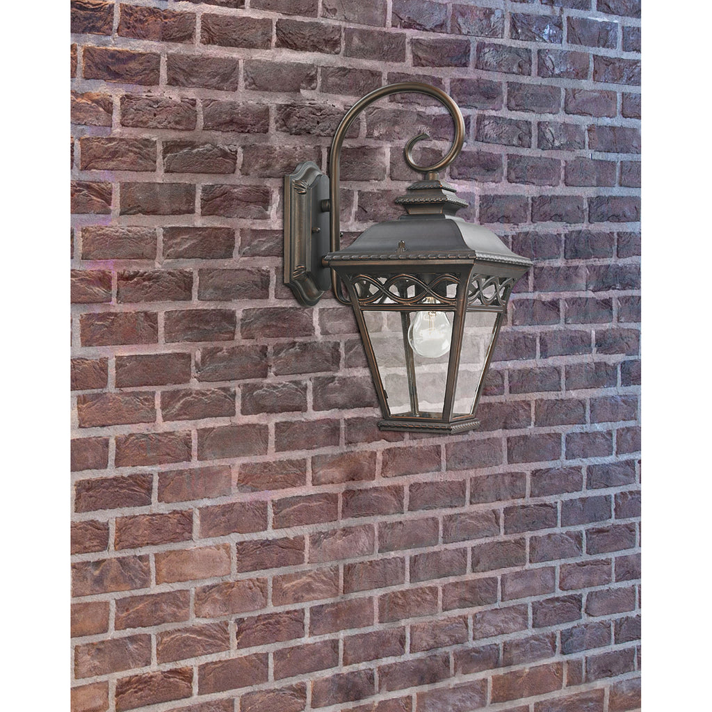 Mendham 1-Light Coach Lantern in Hazelnut Bronze - Small