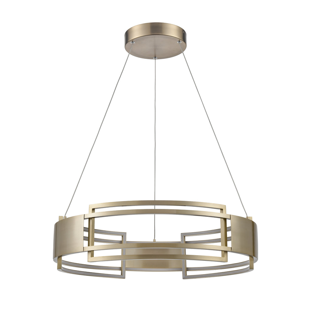 Fashionista 24'' Wide LED Pendant - Bronze