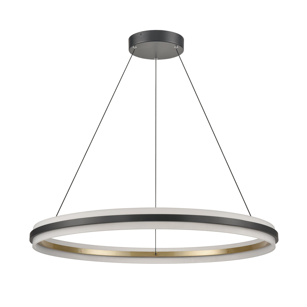 Light Ring 33'' Wide LED Pendant - Matte Black