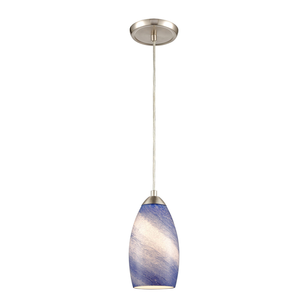 Planetario 5'' Wide 1-Light Mini Pendant - Satin Nickel