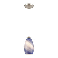 Planetario 5'' Wide 1-Light Mini Pendant - Satin Nickel