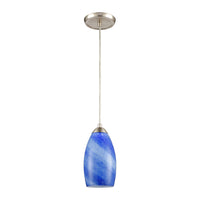 Planetario 5'' Wide 1-Light Mini Pendant - Satin Nickel