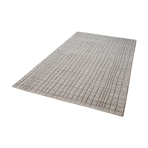 Blockhill Handwoven Wool Rug In Chelsea Grey - 5ft x 8ft