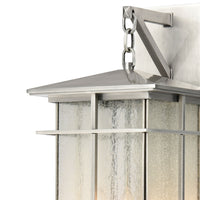 Oak Park 22'' High 3-Light Outdoor Sconce - Antique Brushed Aluminum