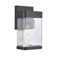 Cornice 9.75'' High Integrated LED Outdoor Sconce - Charcoal Black