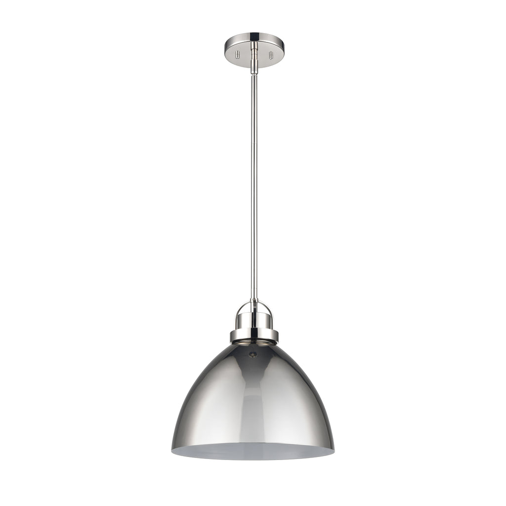 Somerville 12'' Wide 1-Light Pendant - Polished Nickel