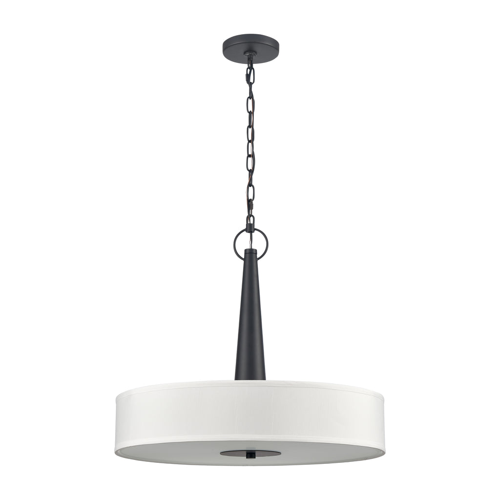 Leo 22'' Wide 4-Light Pendant - Matte Black