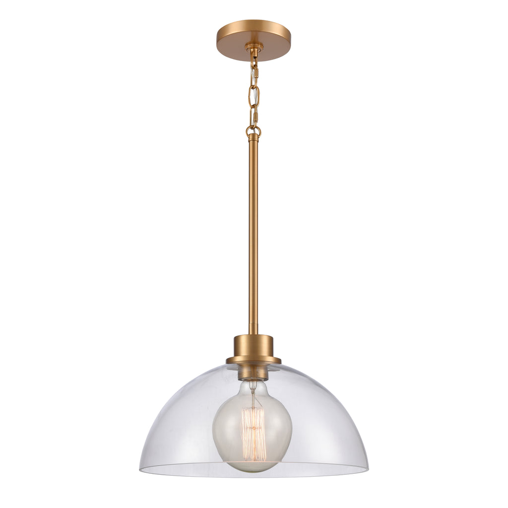 Julian 14'' Wide 1-Light Pendant - Brushed Gold