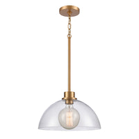 Julian 14'' Wide 1-Light Pendant - Brushed Gold