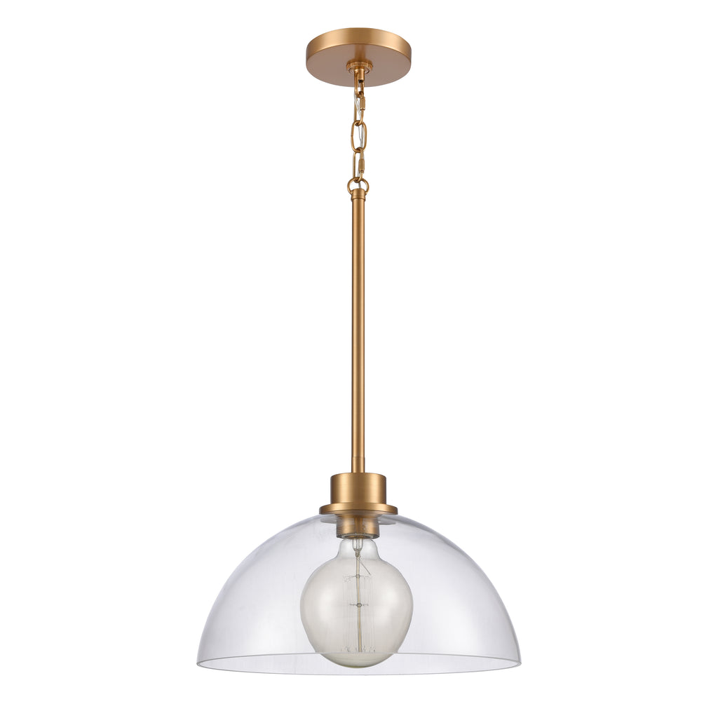 Julian 14'' Wide 1-Light Pendant - Brushed Gold