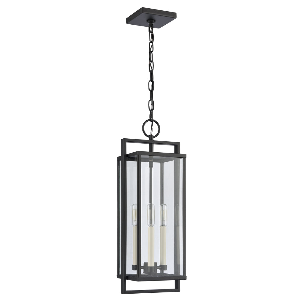 Gladwyn 22.75'' High 3-Light Outdoor Hanging Light - Matte Black