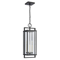 Gladwyn 22.75'' High 3-Light Outdoor Hanging Light - Matte Black