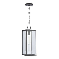 Augusta 19'' High 1-Light Outdoor Hanging Light - Matte Black