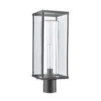 Augusta 19.75'' High 1-Light Outdoor Post Light - Matte Black