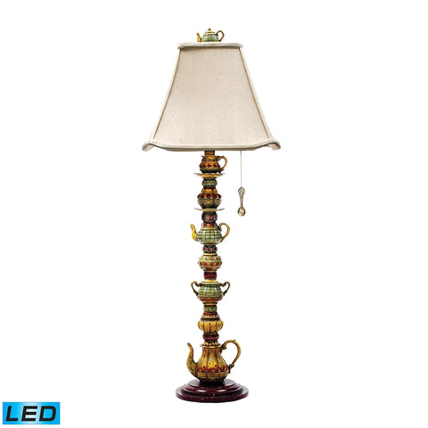 Tea Service LED Candlestick Lamp in Burwell Finish