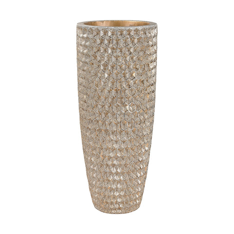 Geometric Textured Vase