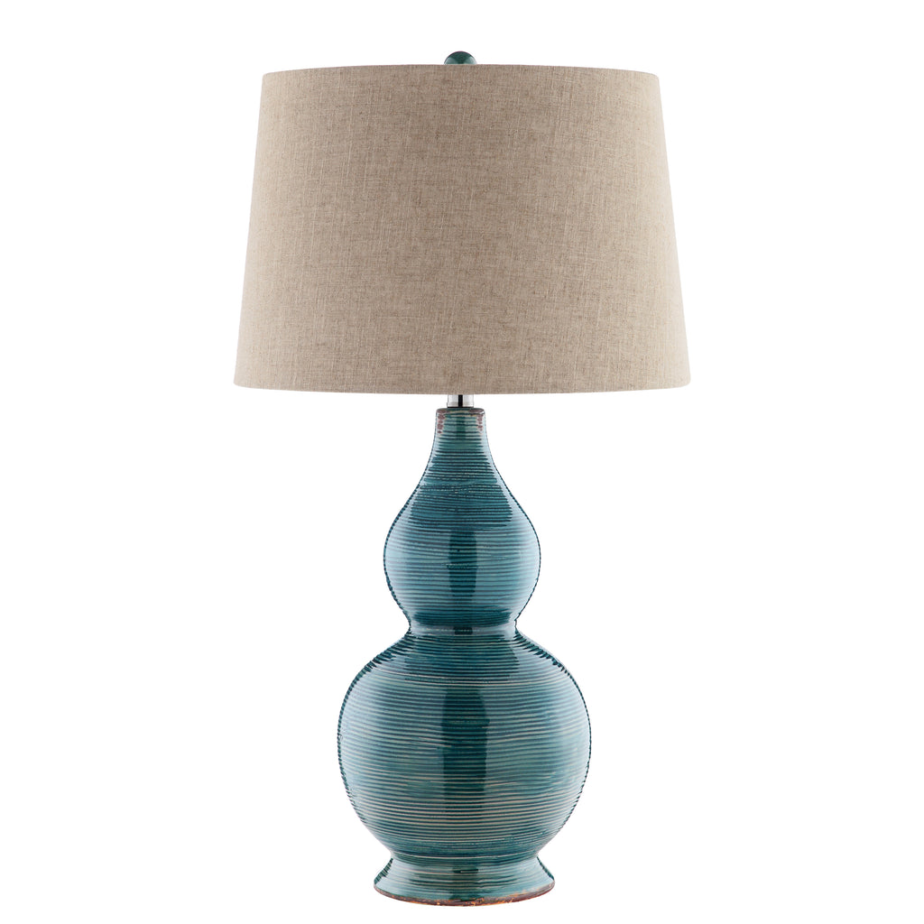 Lara 31.75'' High 1-Light Table Lamp - Blue