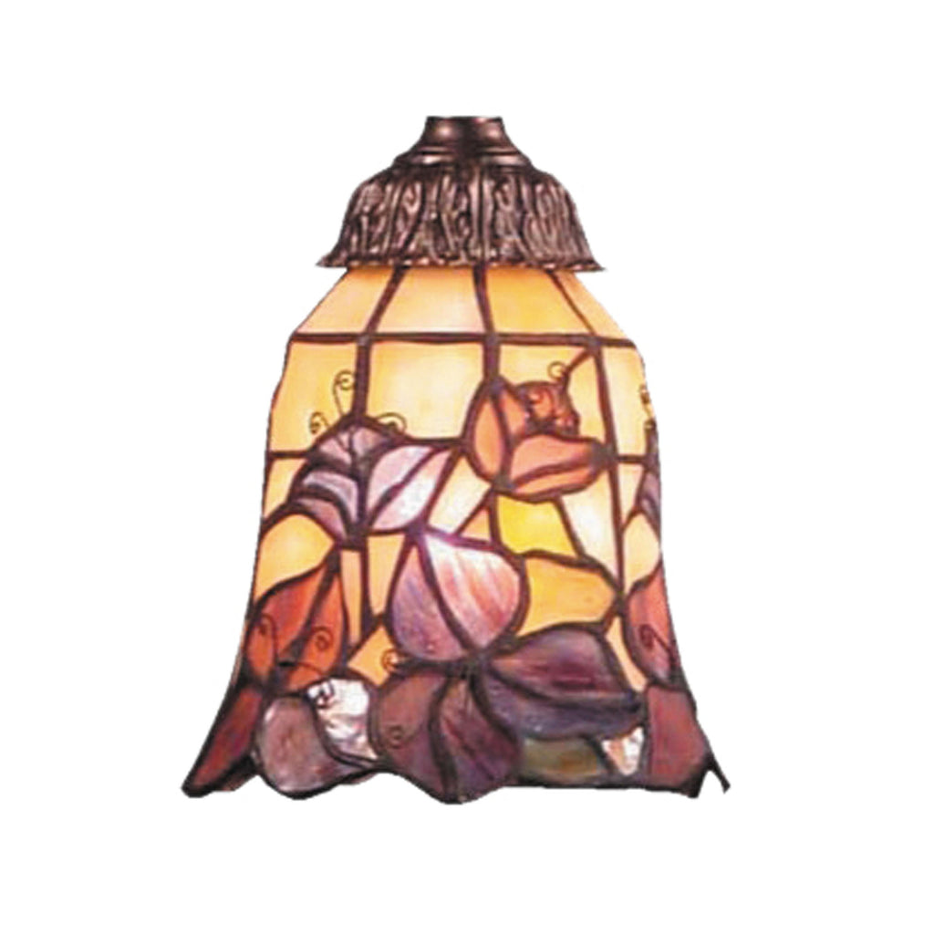 Mix-N-Match 1 Light Floral Glass Shade