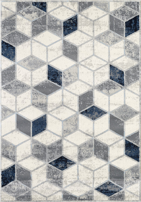 Geometric Cube Neutral Grey