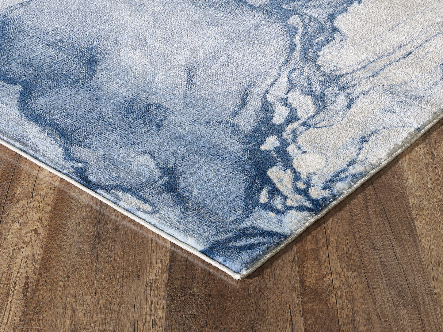 Abstract Liquid Marble Blue