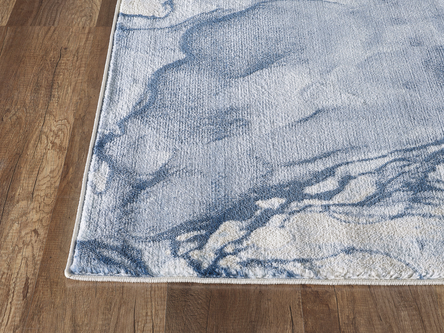 Abstract Liquid Marble Blue