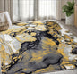 Abstract Liquid Marble Grey Yellow