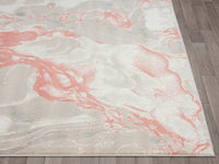 Abstract Liquid Marble Cream Pink