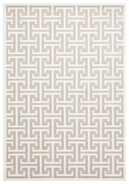 Beige Cream Geometric H Pattern