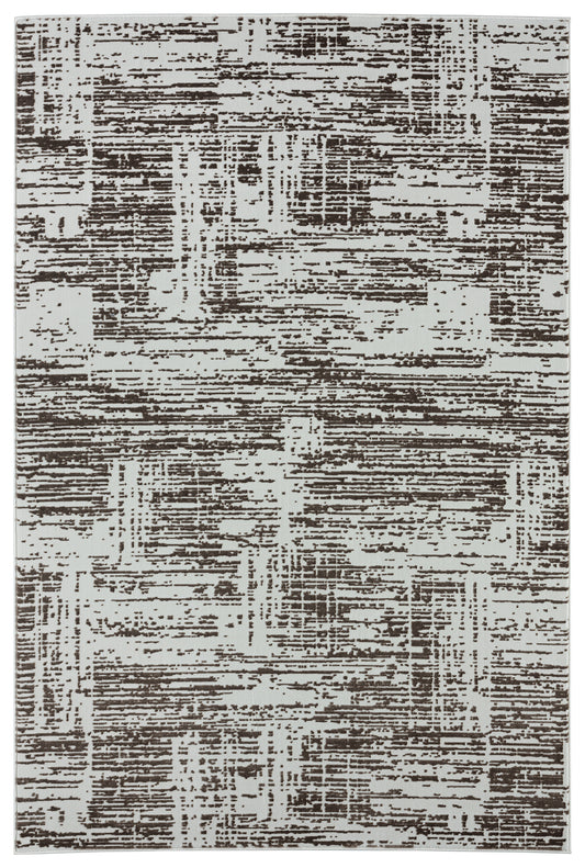 Beige Brown Grid Lattice