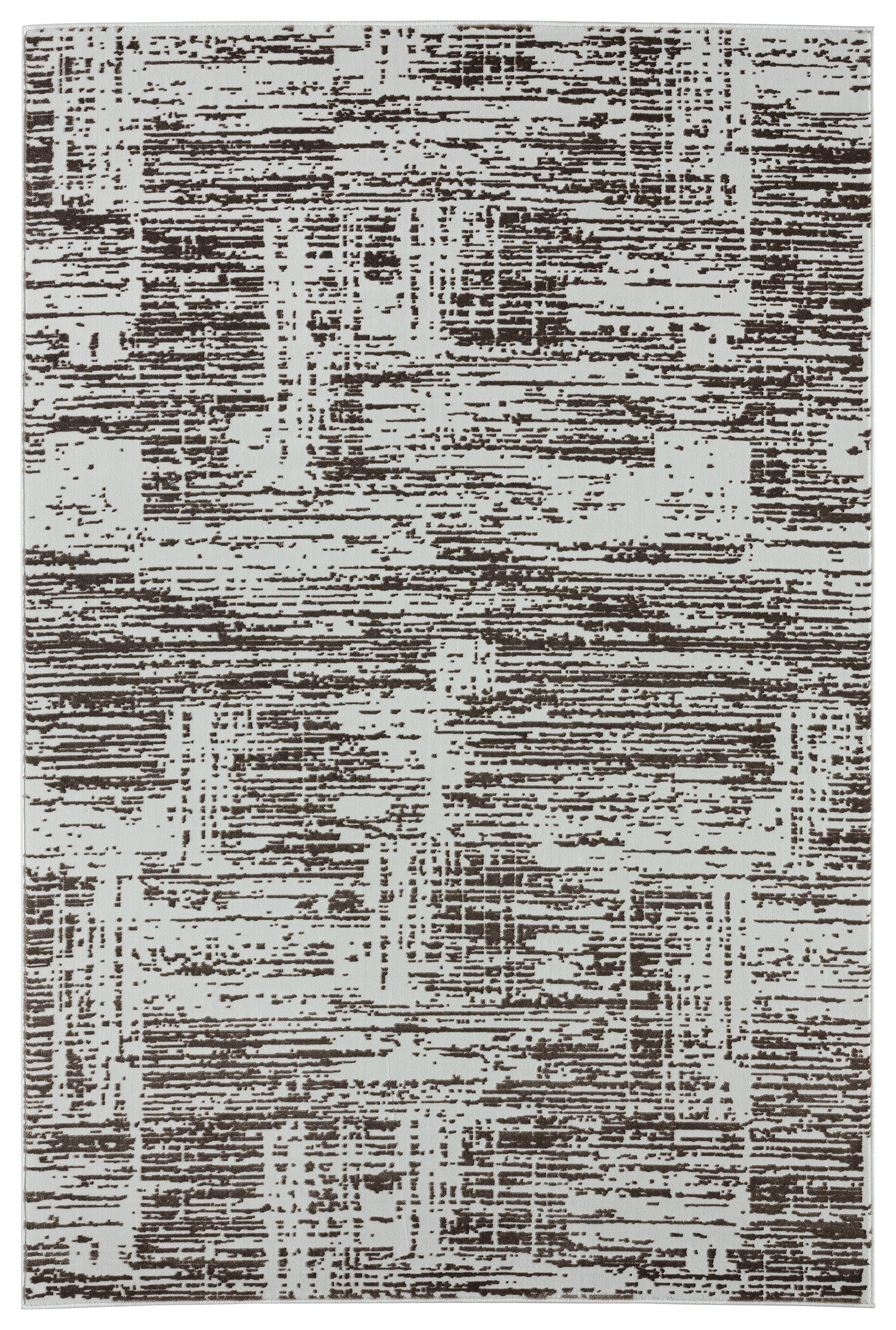 Beige Brown Grid Lattice