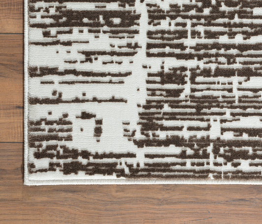 Beige Brown Grid Lattice