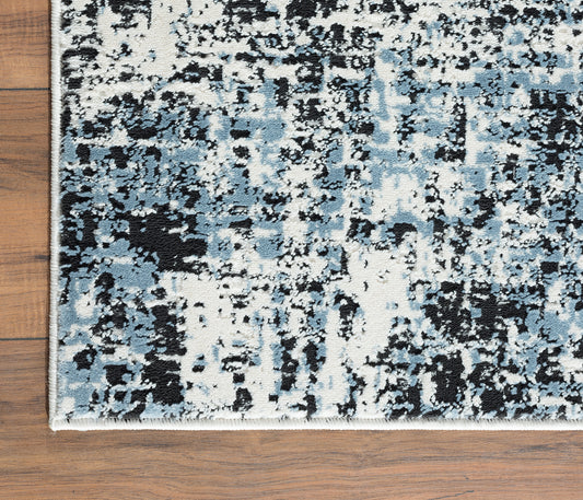 Black Blue Cross Hatching