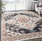 Beige Medallion Black Copper Border
