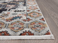 Beige Medallion Black Copper Border